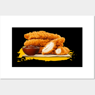Crunchy meat Posters and Art
